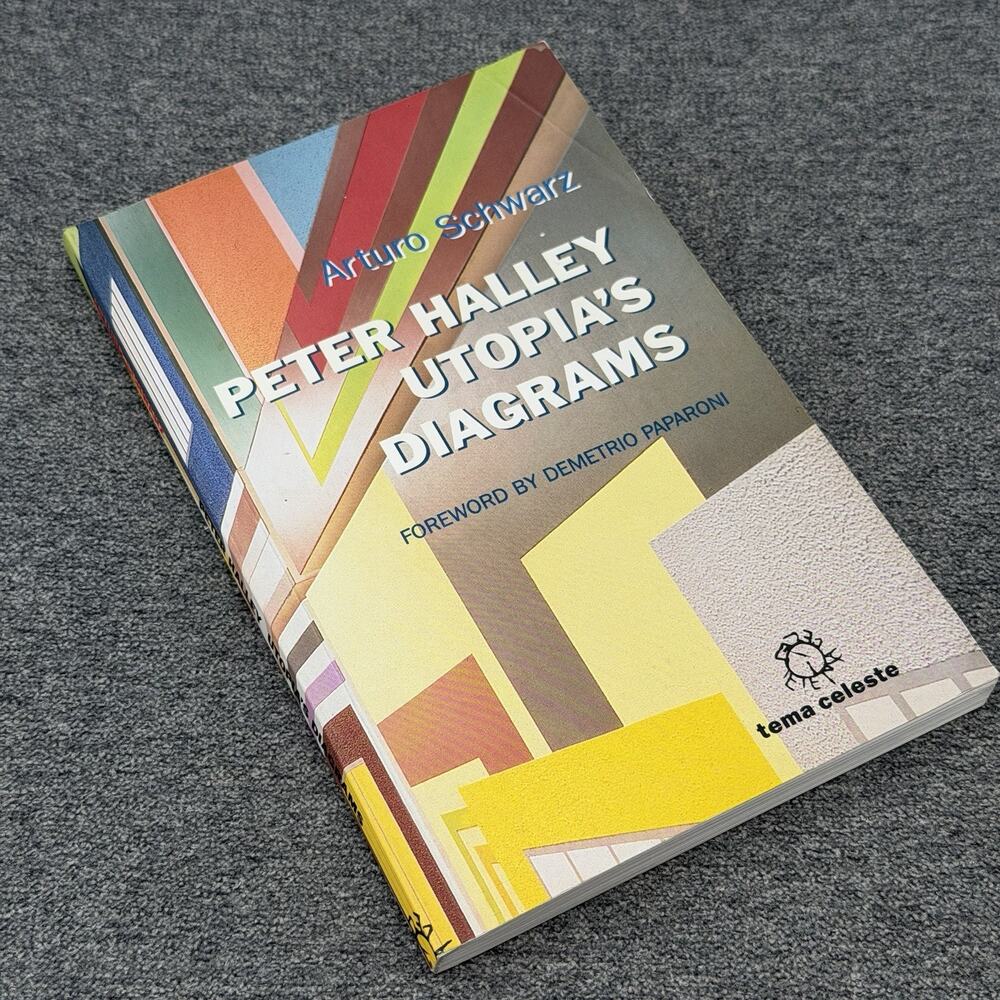 VTG Peter Halley Utopia's Diagrams Arturo Schwarz Tema Celeste Art Book Catalog
